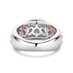 Grumetta Ring with Diamond Line