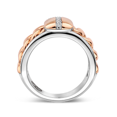 Grumetta Ring with Diamond Line