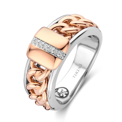 Grumetta Ring with Diamond Line