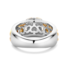 Grumetta Ring with Diamond Line