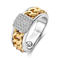 Grumetta Ring with Diamond Pave