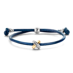 Kisses Sliding Bracelet with Diamond