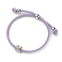 Kisses Sliding Bracelet with Diamond