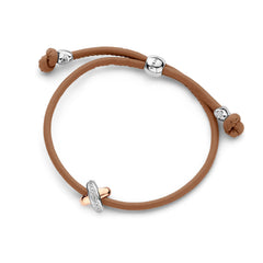 Kisses Sliding Bracelet with Diamond
