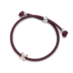 Kisses Sliding Bracelet with Diamond