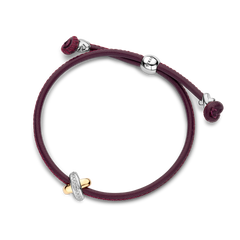 Kisses Sliding Bracelet with Diamond
