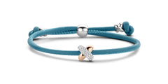 Kisses Sliding Bracelet with Diamond Pavé