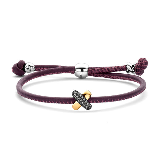 Kisses Sliding Bracelet with Marcasite