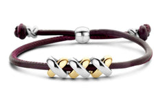 Kisses Sliding Bracelet with Three Kisses