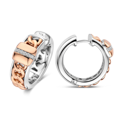 Grumetta Earrings with Diamond Line