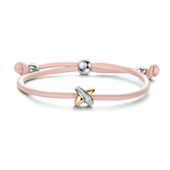 Kisses Sliding Bracelet with Diamond