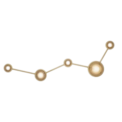 Constellation Cassiopeia Wall Sconce