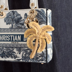 Dioriviera Toile de Jouy Sauvage Palm Tree Bag Charm