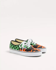Valentino Garavani And Vans Low-Top Fabric Trainer With Vlogo Checkerboard Print And Tropical Leaves Print