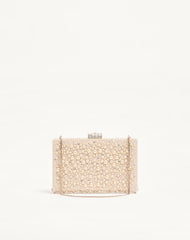 Valentino Garavani Berthe Clutch With Pearls And Rhinestones