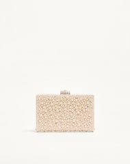Valentino Garavani Berthe Clutch With Pearls And Rhinestones