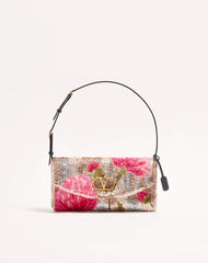 Valentino Garavani Devain Small Embroidered Shoulder Bag