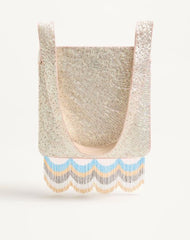 Valentino Garavani Le Chat De La Maison Embroidered Shoulder Bag With Fringes