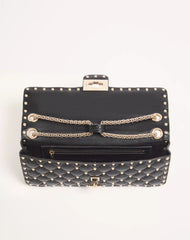 Valentino Garavani Rockstud Spike Medium Shoulder Bag In Kidskin
