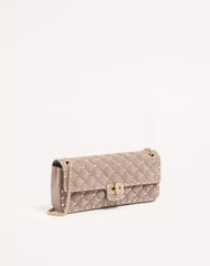 Valentino Garavani Rockstud Spike Medium Suede Shoulder Bag