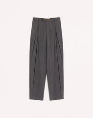 Valentino Pinstripe Wool Trousers With Pleats