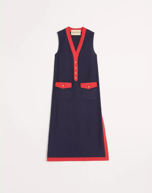 Viscose Linen Midi Dress