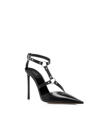 Shiny Leather Bound Pump