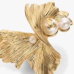 Wave Pearl Ring