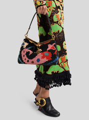 Medium Vela Bag With Bead Embroidery