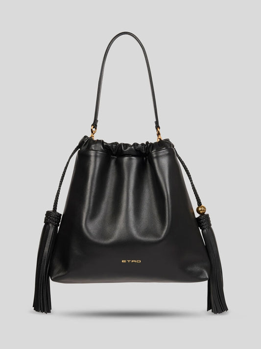 Medium Leather Kalispera Bag With Tassels