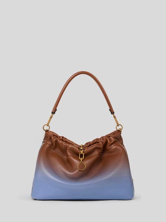 Medium Vela Blossom Bag In Faded Leather
