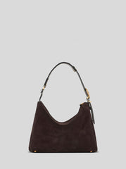 Medium Suede Rosette Bag