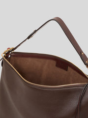 Large Tumbled Leather Rosette Bag