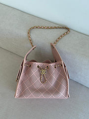 Chanel 25 Small Perforated Pink GHW