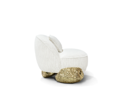 Angra White Armchair