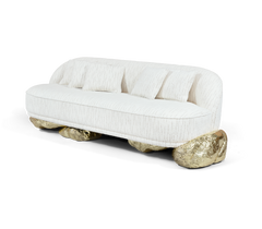 Angra White Sofa