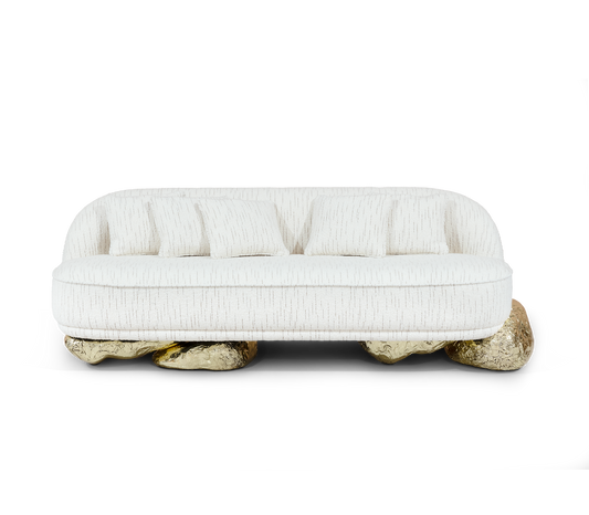 Angra White Sofa