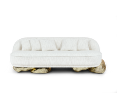 Angra White Sofa