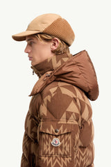 Boislune Hooded Corduroy Short Down Jacket