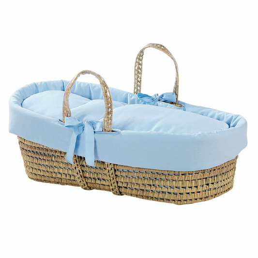 Carolina Moses Basket in Blue