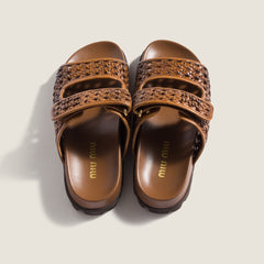 Woven Leather Sandals
