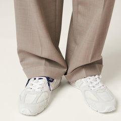 New Balance X Miu Miu 530 Sl Suede And Mesh Sneakers