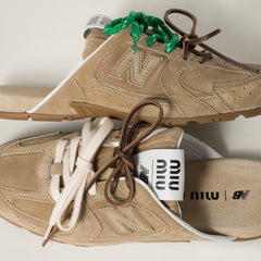 New Balance X Miu Miu 530 Sl Faded Suede Mules