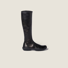 Stretch Nappa Leather Boots