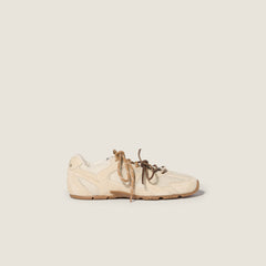 New Balance X Miu Miu 530 Sl Suede And Mesh Sneakers