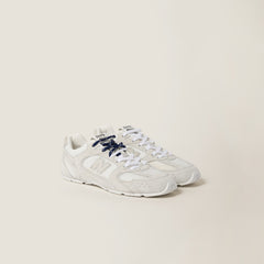 New Balance X Miu Miu 530 Sl Suede And Mesh Sneakers