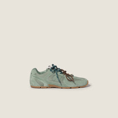 New Balance X Miu Miu 530 Sl Suede And Mesh Sneakers