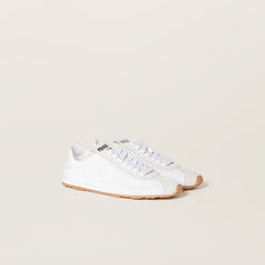 Plume Technical Fabric And Suede Sneakers