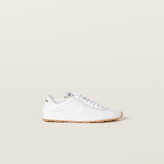 Plume Technical Fabric And Suede Sneakers