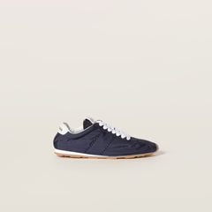 Plume Technical Fabric And Suede Sneakers